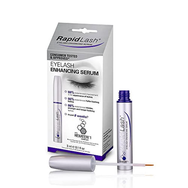 Sérum realzador de pestañas RapidLash de 3 ml unisex para mejorar la apariencia de las pestañas