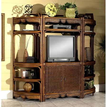 Moroccan Rattan Entertainment Center Moroccan Rattan Entertainment Center