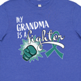 thumbnail image 4 of Inktastic Ovarian Cancer Awareness My Grandma is a Fighter Youth T-Shirt, 4 of 5
