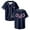 Navy, variant on Stray Kids Do It Album Merch Baseball Jersey Short Sleeve Button-up Shirts Women Men Streetwear Tops