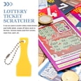 thumbnail image 2 of OUNONA Ticket Scraper 10Pcs Yellow Plastic for Removing Labels and Stickers, 2 of 8