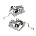 thumbnail image 1 of OUNONA 2pcs Musical Box Part Silver Plated Metal For DIY Musical Boxes And Giving, 1 of 6