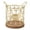 Gold, variant on BOKYAN Stylish Round Coffee Pod Basket with Wooden Base – Rust‑Proof Wire Holder for Countertop, Black