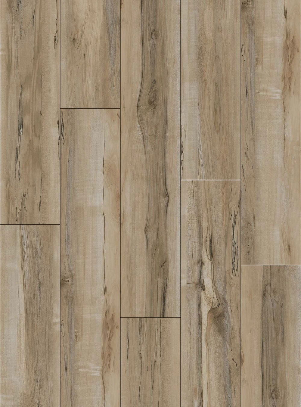 Tork (Light Rustic Oak) 20 MIL Wear Layer 5.5mm Thick x 9 in. W x 60 in. L Click Lock Waterproof Luxury Vinyl Plank Flooring with IXPE (30.18 sqft/case)