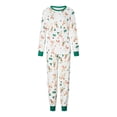 thumbnail image 2 of Conjunto de pijamas de manga larga para padres e hijos, estampado de alces navideños, europeo y americano, ropa para el hogar, 2024, 2 of 5