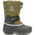 thumbnail image 2 of Kamik Waterbug5 Dark Olive Waterproof Adjustable Winter Snow Mid-Calf Boots (Dark Olive, 2), 2 of 6