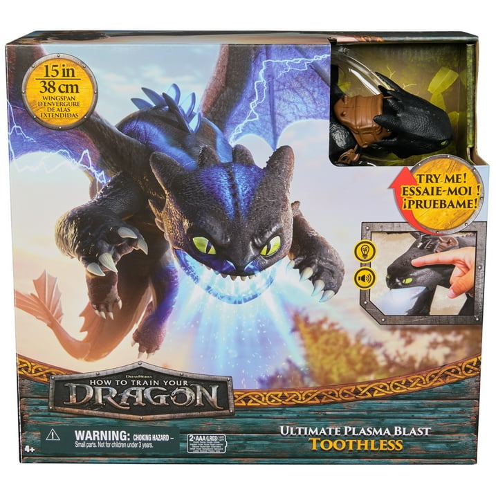 Dreamworks Dragons, How to Train Your Dragon, Ultimate Plasma Blast 25-inch Toothless Figure