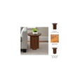 thumbnail image 6 of Solid Mango Wood End and Side Table for Home Decor - Contemporary Accent for Small Spaces and Room Display - Elegant Bedside or Small Table Night Stand for Living Room and Bedroom - 18", Brown, 6 of 14