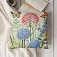 thumbnail image 3 of YINGXI Throw Pillow Covers Flower Farmhouse Decorative Pillow Covers Cushion Cases for Sofa 20x20in, 3 of 5