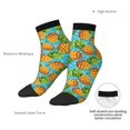 thumbnail image 6 of Fuzoiu Pineapple Print Adult Socks, Crew Moisture-wicking Socks, Unisex Cushion Crew Socks,Casual Sports Ankle Socks, 6 of 7