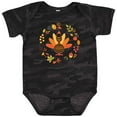 thumbnail image 3 of Inktastic Thanksgiving Turkey Fall Holiday Wreath Boys or Girls Baby Bodysuit, 3 of 5