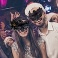 thumbnail image 5 of Conjunto de máscaras de disfraces de pareja Máscara de fiesta Máscara de disfraz de Halloween de plástico Máscara de Mardi Gras para mujeres y hombres, 5 of 5