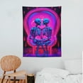 thumbnail image 3 of COMIO  Skull Tapestry Skeleton Kissing Lovers Tapestries Aesthetic Flowers Bedroom Tapestry Wall Hanging for Living Room Dorm, 3 of 7