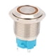 thumbnail image 2 of Interruptor de botón de metal, 2 piezas 12~24 VCC Interruptor de botón Interruptor de botón Eficiencia maximizada, 2 of 8