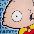thumbnail image 2 of Manta Family Guy Stewie Griffin Mama Raschel 115 x 150 cm, 2 of 9