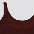 thumbnail image 6 of Lumtrix Tank Tops For Women Spaghetti Strap Scoop Neck Ribbed Tops Slim Fitted Cotton Camisole Casual Basic Sleeveless Shirts Dark Purple M, 6 of 7