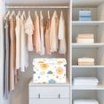thumbnail image 4 of Yayeee Collapsible Cube Storage Bin with Lid Fabric Closet Decorative Basket with Handles, Rainbows Pattern, 4 of 7