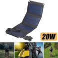 thumbnail image 1 of Célula flexible plegable del panel solar del Usb 20w 5v pequeña para acampar al aire libre del teléfono LingWen 8390611492755, 1 of 1