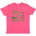 thumbnail image 3 of Inktastic Life's Better Mountains Youth T-Shirt, 3 of 5