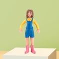 thumbnail image 3 of Figuras 1:25th Perfecl Modelo de Personas Diorama Pintado a Mano 1pc Chica en Amarillo B, 3 of 8
