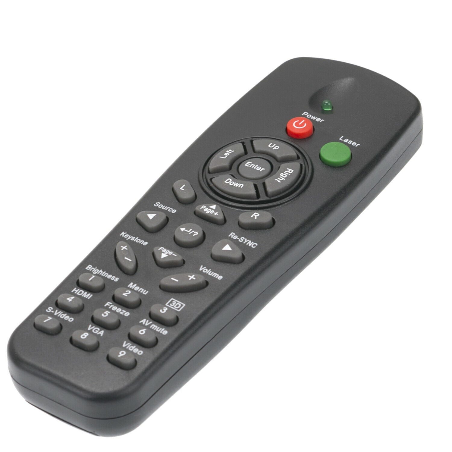 Easy Replacement Remote Control Fit for OPTOMA TW675UTI-3D TX779P-3D TX615-3D Projector 