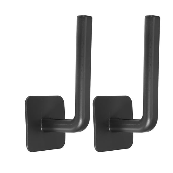 Unique Bargains 2 Pcs Baseball Hat Hooks Adhesive Hat Organizer Hanger Wall Cap Rack for Bedroom Dressing Room White