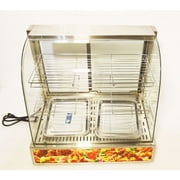 INTBUYING 3 Tiers Electric Food Warmer Dessert Display Cabinet Heated Case 30-110 ℃