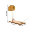 thumbnail image 2 of Wood Desktop Basketball Toy Mini Fun Basketball Game Toy for Kid Child Baby, 2 of 5