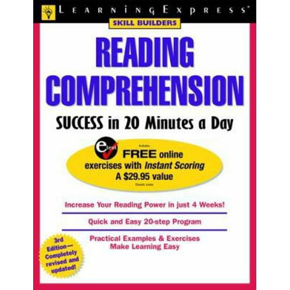 Pre-Owned Reading Comprehension Success in 20 Minutes a Day (Skill Builders) (Paperback) 1576854949 9781576854945