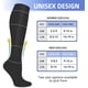 thumbnail image 4 of 4 Pares Medias de Compresión 15-20 mmHg para Mujer y Hombre | Medias Deportivas para Running, Enfermeras, Circulación Sanguínea y Venas Varicosas, 4 of 7