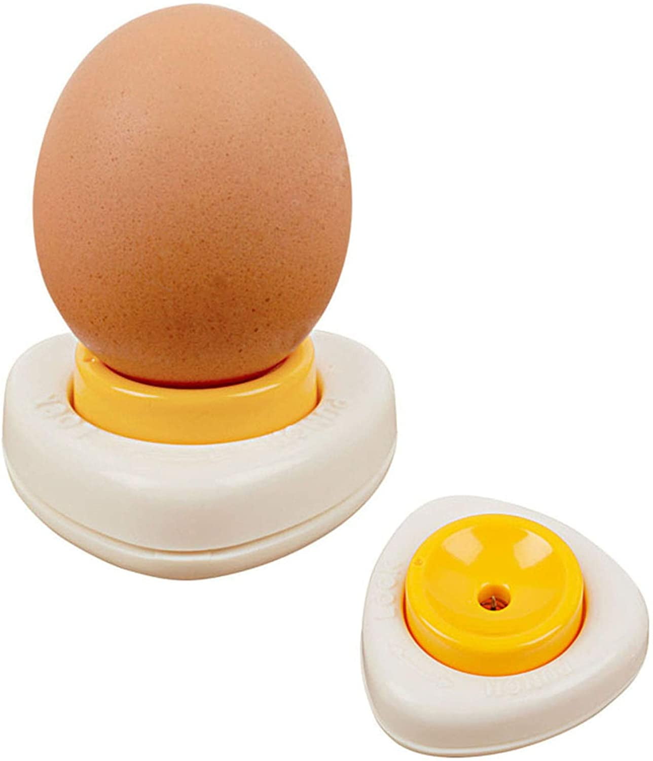 Casecover 1pc Egg Piercer Semi-Automatique Pricker Enfant Kid Egg Egg Beaters Intercalaires Pipette Cuisine Cuisson Oeuf Outil 