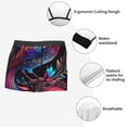 thumbnail image 3 of Xecao Artistic Colorful Bird Print Men's Underwear Boxer Briefs Pack - Your ComfortSoft, Moisture-Wicking, and Breathable Choice for Men's Underwear-Small, 3 of 5