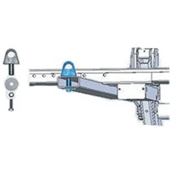 Hydralift Motorcycle Lifts Innovative RV Tech Tie Down Anchor TDA3401 Hydralift Motorcycle Tie Down Arm; Silver; Steel; Set Of 4