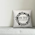 thumbnail image 2 of Creative Products Tis the Season Wreath 16x16 Indoor / Outdoor Pillow, 2 of 2