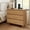 Natural Oak, variant on Miereirl Nightstands with Charging Station, Modern Nightstand with 3 Drawers, 26.5" W Wooden End Side Table for Bedroom, Natural Oak