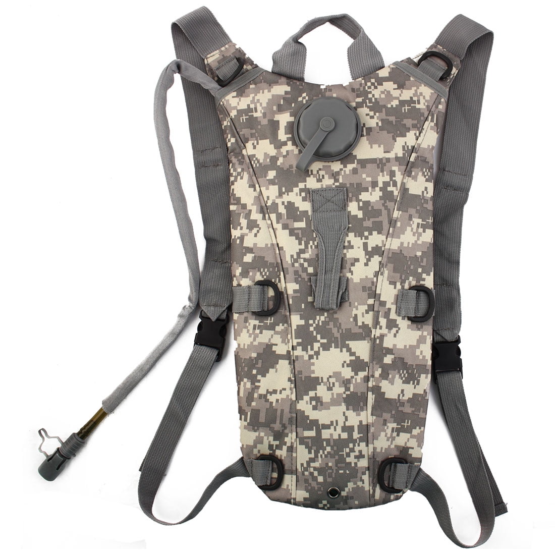 Hiking Camping Cycling Daypack Hydration Pack Backpack w 2.5L Water Bladder Bag by Unique-Bargains