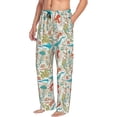 thumbnail image 6 of Naloa Wild Sea Life Pajama Pants Men, PJ Bottoms, Sleep & Lounge Pants-Small, 6 of 6