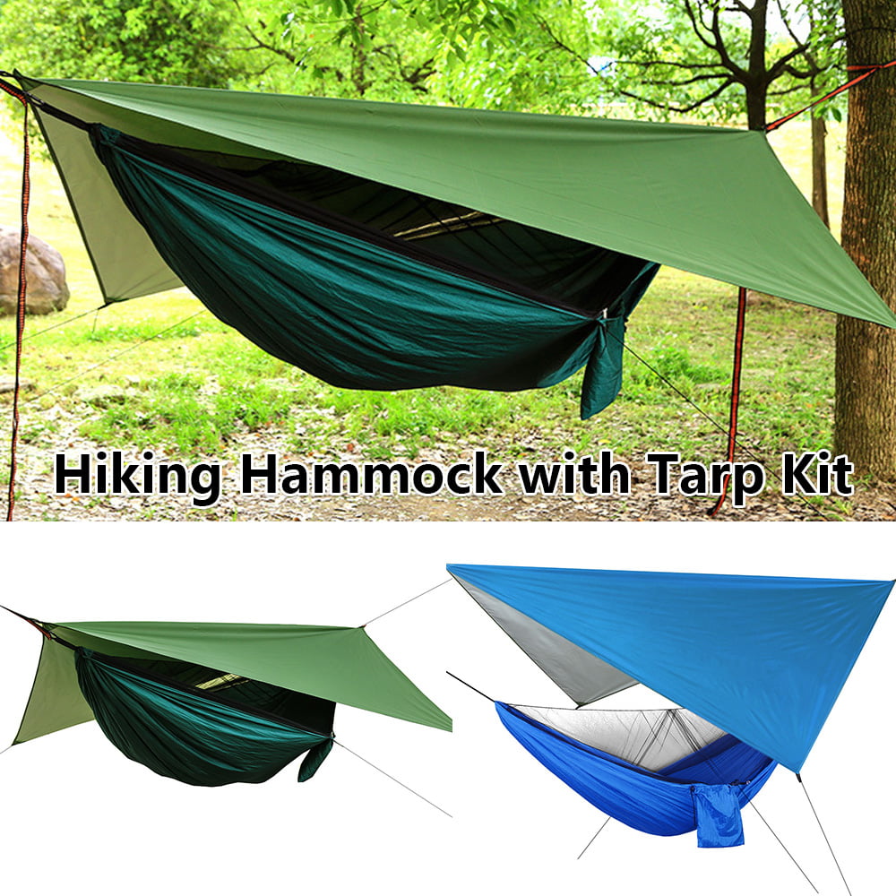 Oxford Waterproof Hammock Tent Bed Outdoor Parachute Hammock with Bug Net 