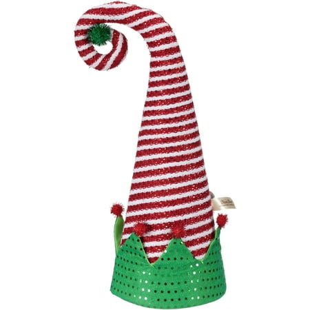 Holiday Time Elf Hat Christmas Tree Topper