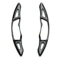 thumbnail image 2 of Twill-Weave Carbon Fiber Pattern Style Larger Paddle Shifter Extensions For Subaru BRZ Impreza WRX Legacy XV Crosstrek, Scion FR-S, 2 of 7