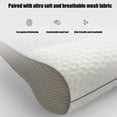 thumbnail image 4 of Vfedsrsge Cotton Pillow Wedge Pillow for Neck Support,29x19in,White, 4 of 5