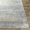 thumbnail image 4 of Hauteloom Rombauer Living Room, Bedroom Area Rug - Bohemian, Transitional - Light Gray, Charcoal, Gray - 6'9" x 9'6", 4 of 9
