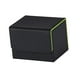 thumbnail image 3 of Caja para baraja de cartas, funda protectora para guardar más de 100 cartas, dados resistentes. Negro y verde, 3 of 9