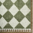 thumbnail image 5 of Hauteloom Aitana Living Room, Bedroom Area Rug - Contemporary - Olive, Medium Gray, Cream - 5'3" x 7', 5 of 6