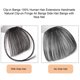 thumbnail image 4 of Clip-in Bangs Extensiones de cabello 100% humano Natural Clip-on Fringe Air TFixol Flequillo con clip, 4 of 7