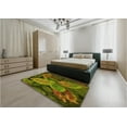 thumbnail image 5 of Ahgly Company Machine Washable Indoor Rectangle Transitional Dark Yellow Green Area Rugs, 7' x 9', 5 of 7