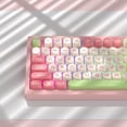 thumbnail image 5 of 130 Keys MOA Profile Custom Minimalist Style Keyboard Keycaps Pink Double Shot PBT Keycaps for MX Switches Mechanical Keyboards, 5 of 9