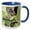 Blue/White, variant on 3drose, Louisiana, Near Vacherie, Barred Owl (strix Varia) - Us19 Rti0001 - Rob Tilley, 11oz Magic Transforming Mug