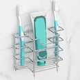 thumbnail image 2 of Soporte para Cepillo de Dientes Montado en la Pared para BañO, Organizador de Accesorios de BañO de Acero Inoxidable con 3 Ranuras para Espacios PequeñOs-A, 2 of 5