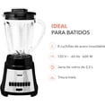 thumbnail image 3 of Licuadora RCA RC-L1 Vaso de Vidrio 12 Velocidades Negra, 3 of 7